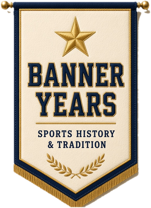 Banner Years: Sports History & Tradition pennant logo
